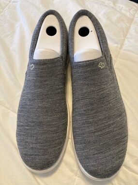 Merinos Slip-On Knit Sneakers in Gray for Women - Cushioned Comfort